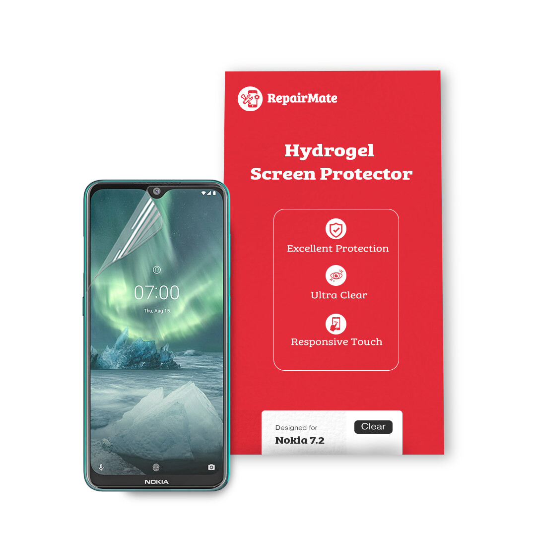 Nokia 7.2 Premium Hydrogel Screen Protector [2 Pack]