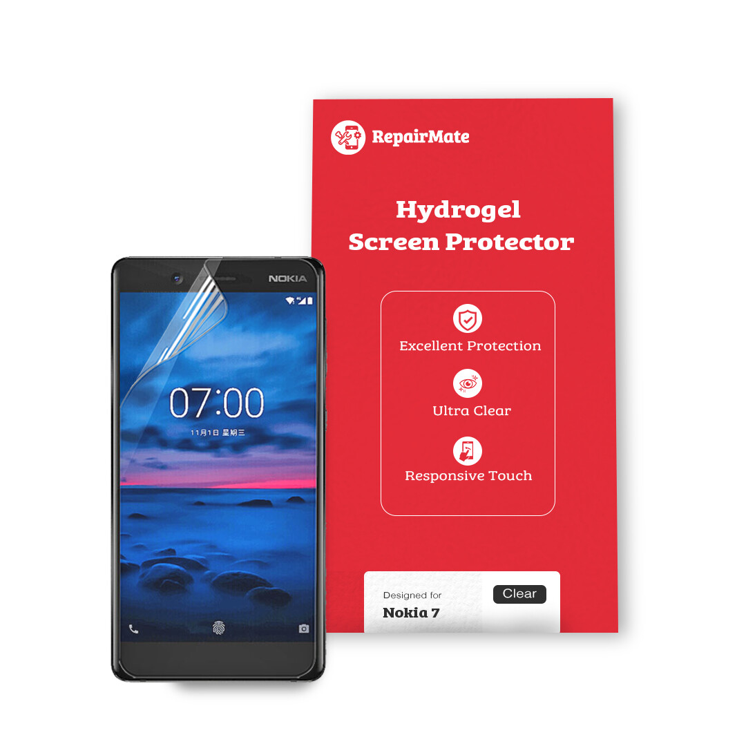 Nokia 7 Premium Hydrogel Screen Protector [2 Pack]