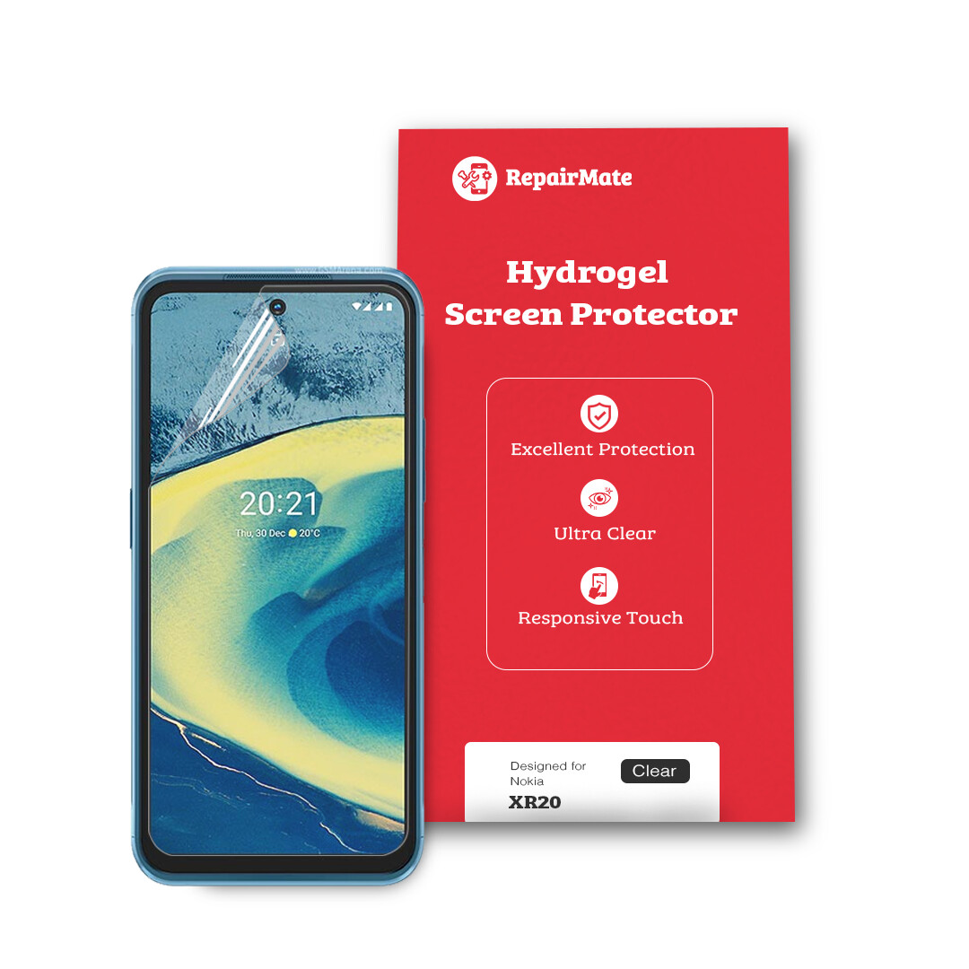 Nokia XR20 Premium Hydrogel Screen Protector [2 Pack]
