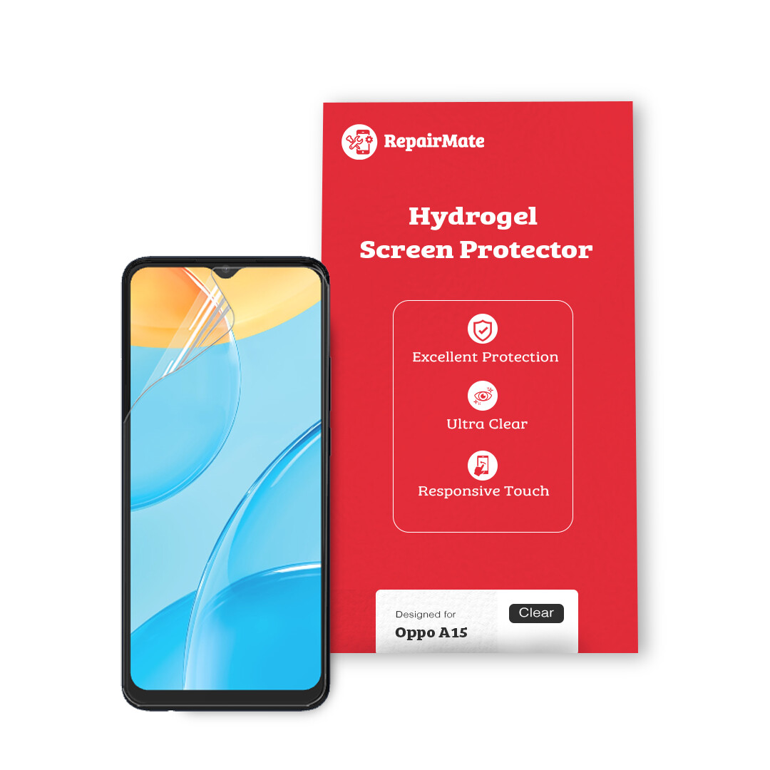 Oppo A15 Premium Hydrogel Screen Protector [2 Pack]