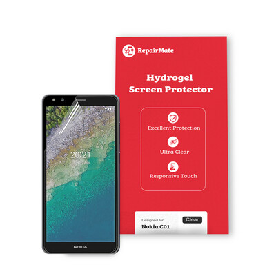 Nokia C01 Premium Hydrogel Screen Protector [2 Pack]