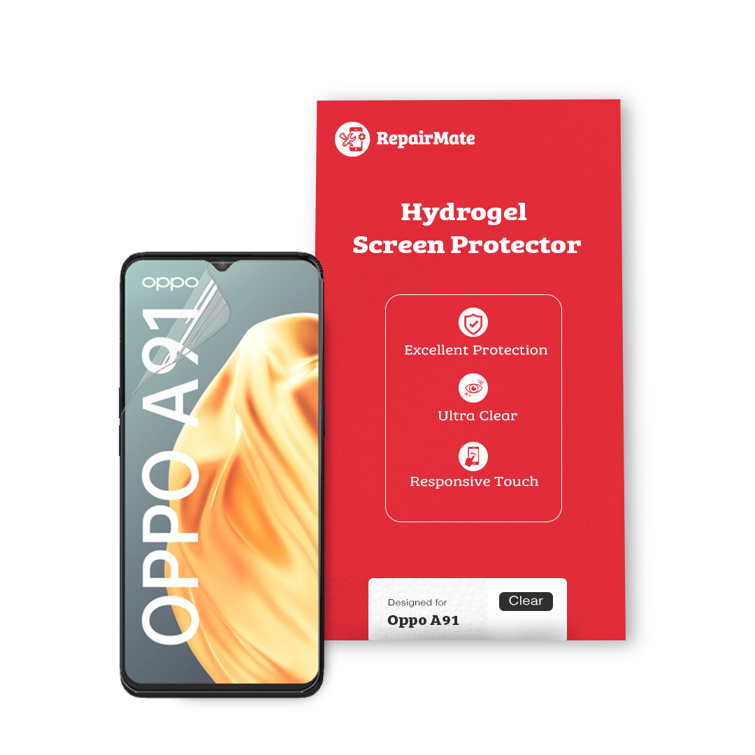 Oppo A91 Premium Hydrogel Screen Protector [2 Pack]