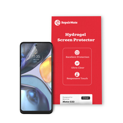 Motorola Moto G22 Premium Hydrogel Screen Protector [2 Pack]