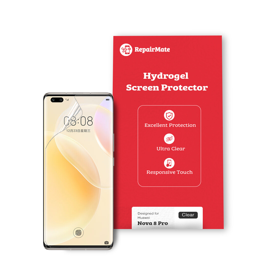 Huawei Nova 8 Pro Premium Hydrogel Screen Protector [2 Pack]
