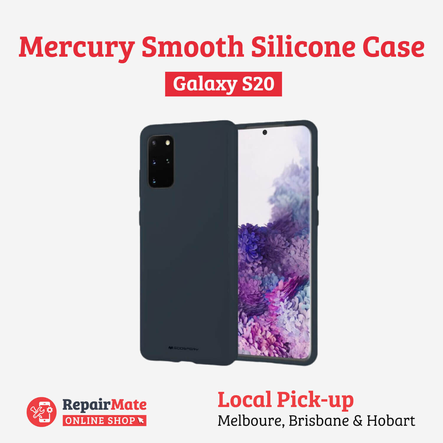 Samsung Galaxy S20 Mercury Smooth Silicone Case