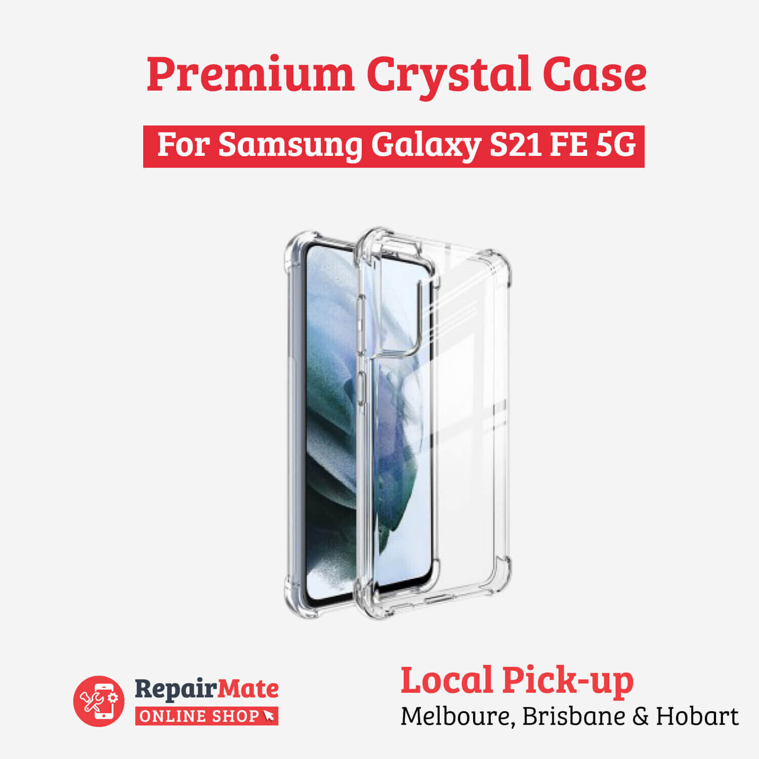 Samsung Galaxy S21 FE 5G Premium Crystal Case