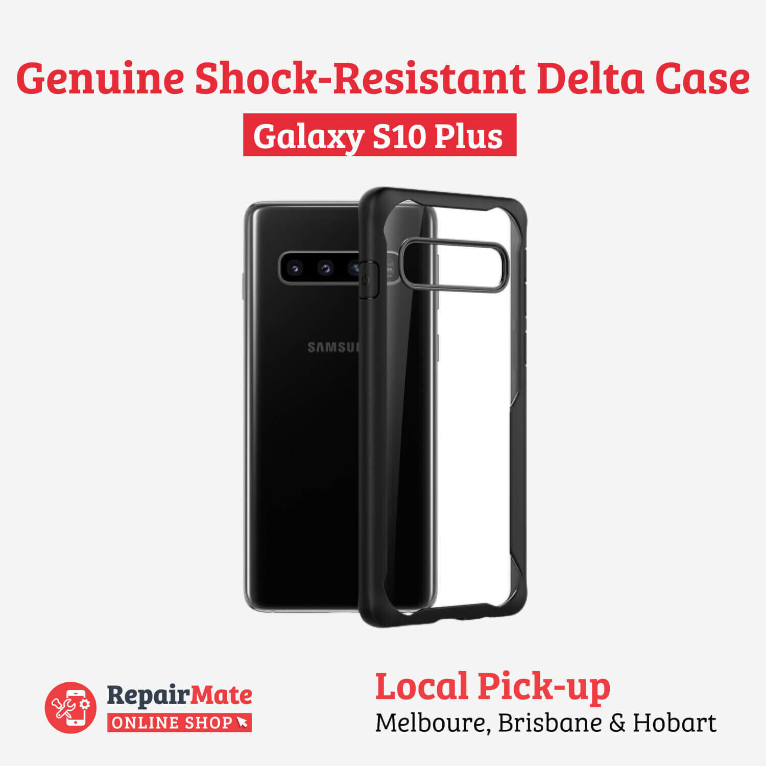 Samsung Galaxy S10 Plus Genuine Shock-Resistant Delta Case