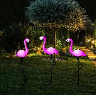 Flamingo LED solar light