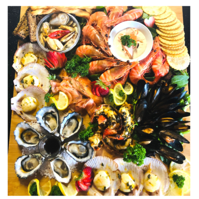 Glazed Seafood Platter