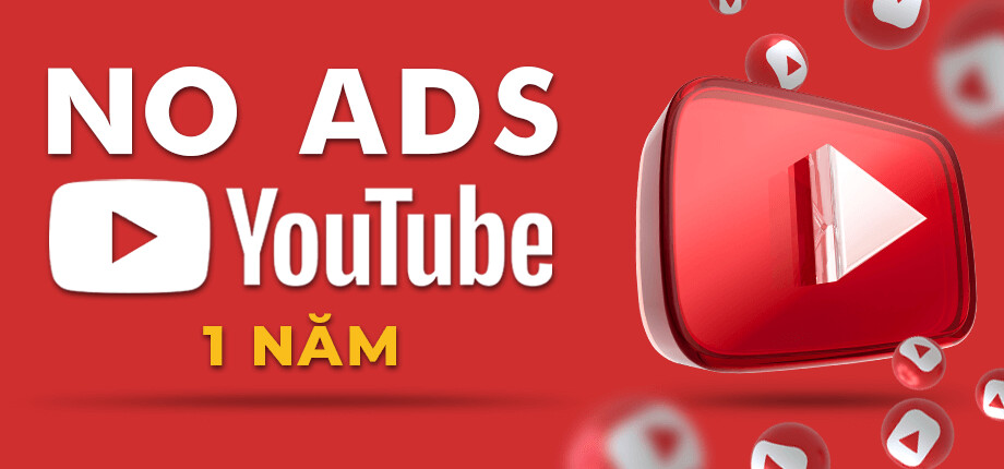 Gia hạn Youtube Premium (1 Năm)