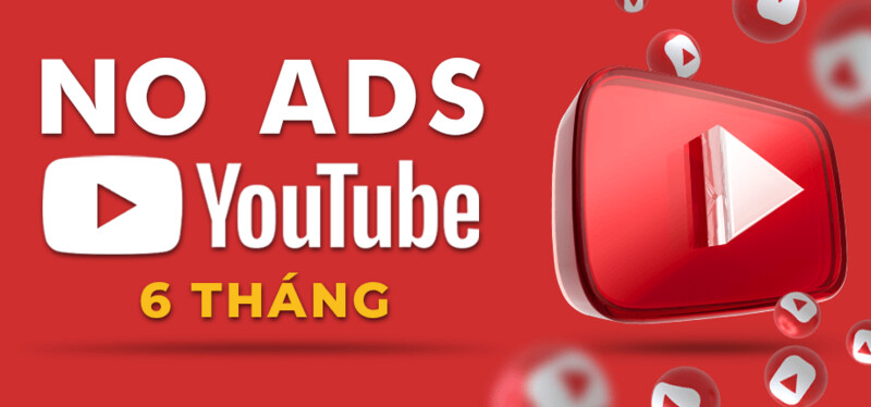 Gia hạn Youtube Premium (6 tháng)