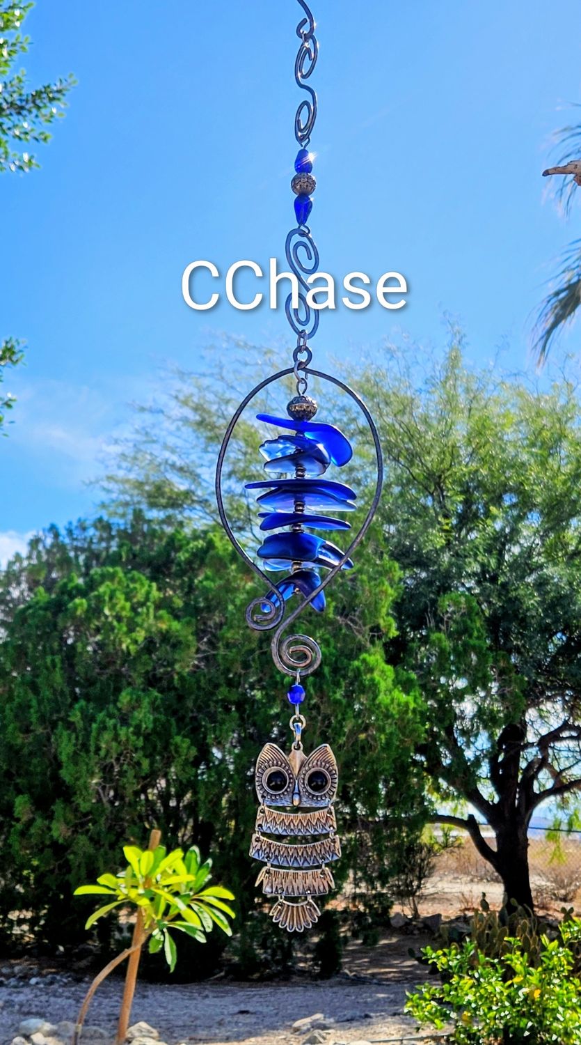 Blue Owl Suncatcher