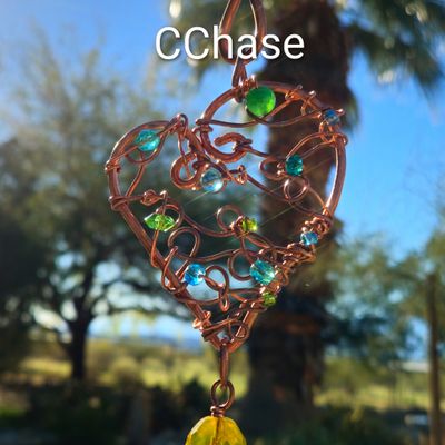 Puffy Heart Trio Suncatcher Strand 