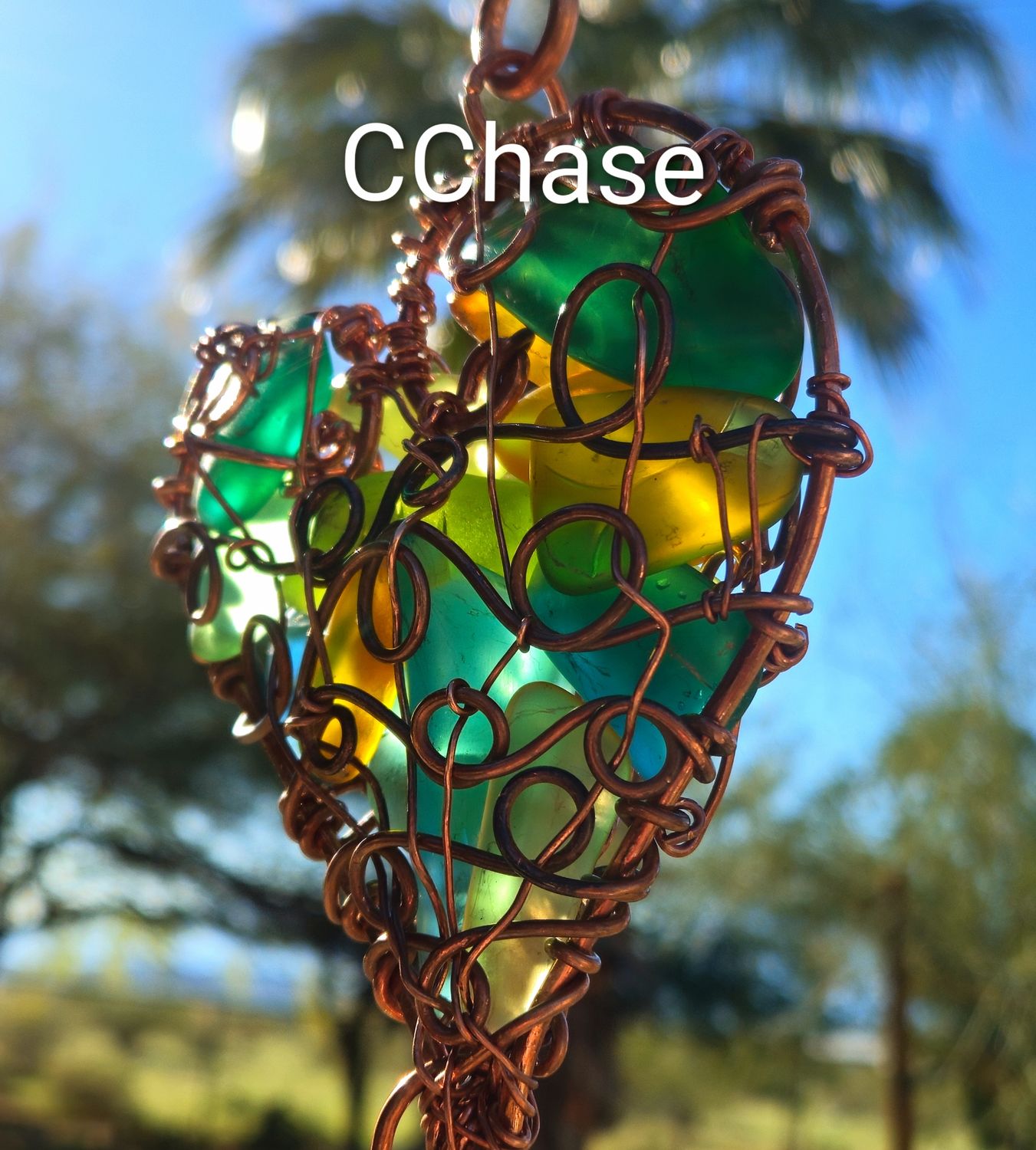 Puffy Heart Trio Suncatcher Strand 