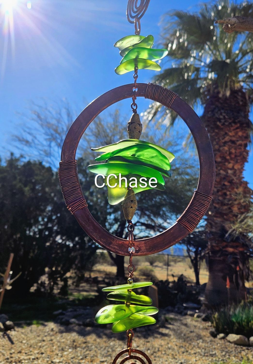 Green Spinner Suncatcher