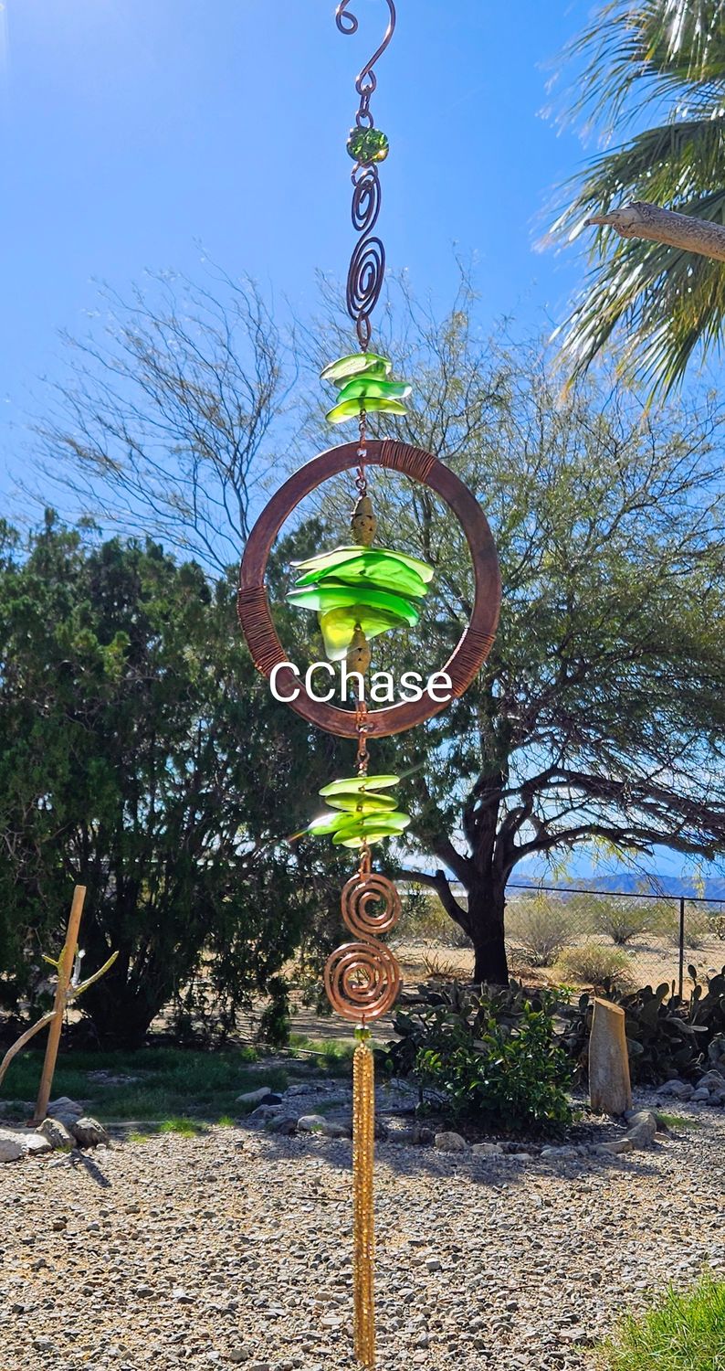 Green Spinner Suncatcher