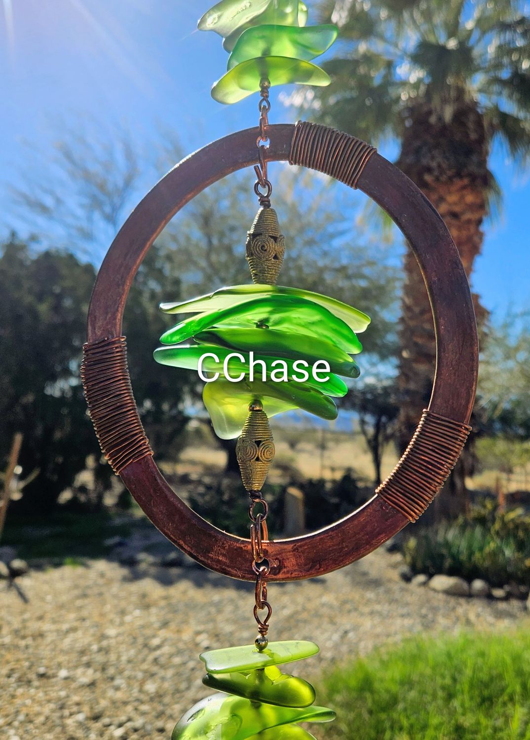 Green Spinner Suncatcher