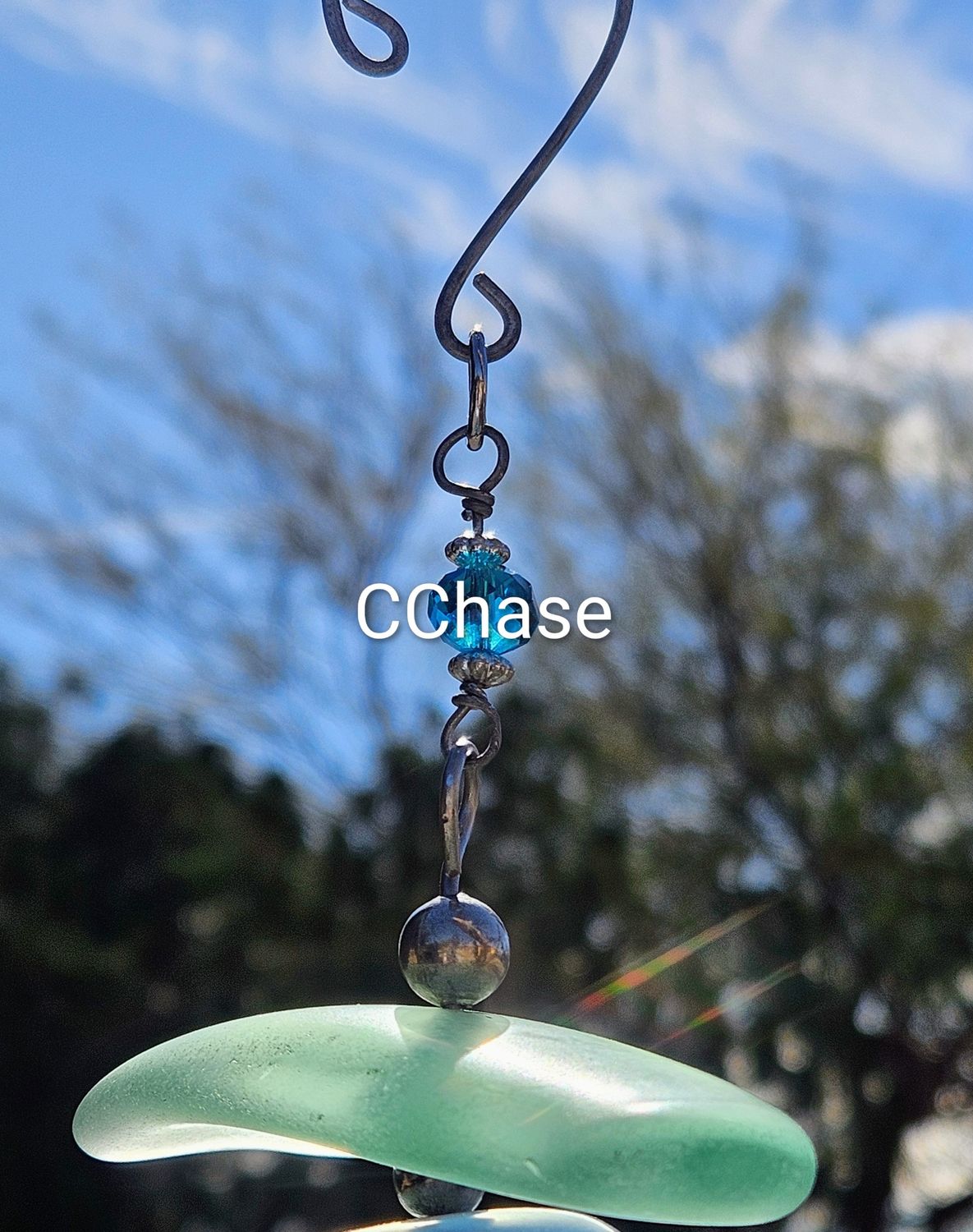 The Agate Slice (blue)