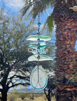 The Agate Slice (blue)