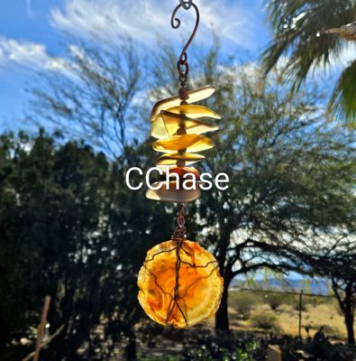 The Agate Slice (golden yellow)