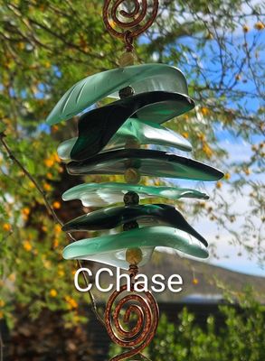 Teal Crystal Suncatcher Strand