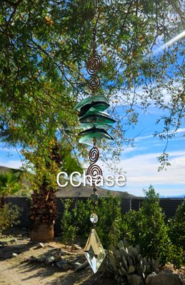 Teal Crystal Suncatcher Strand