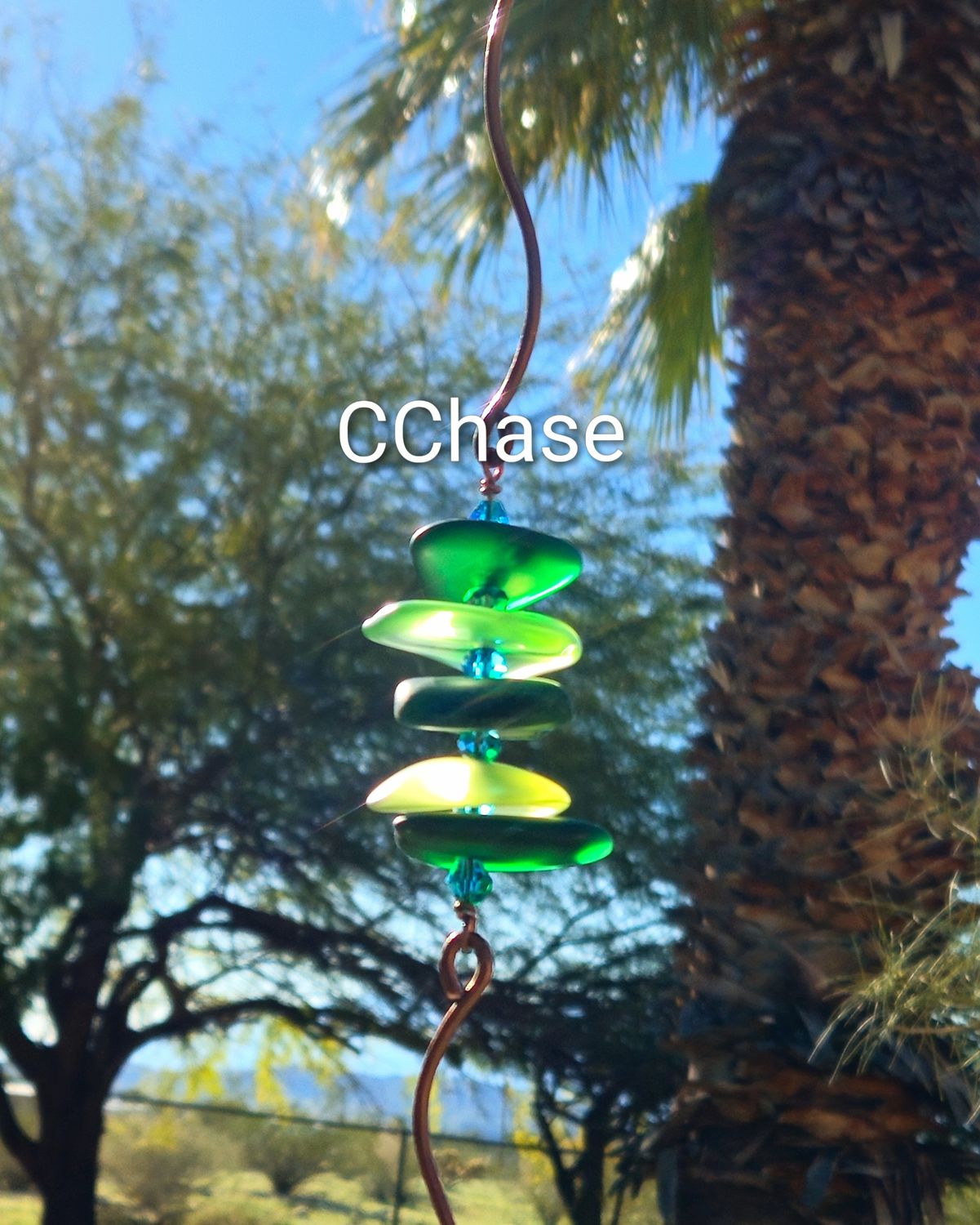 Funky Heart Suncatcher Strand