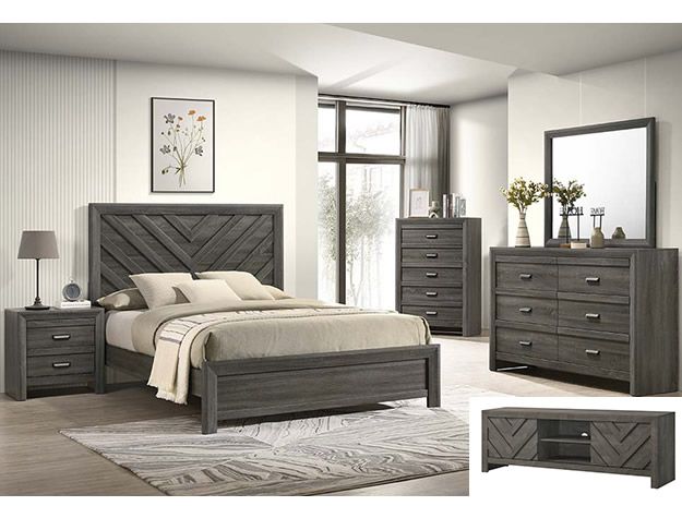 Valor Grey Bedroom