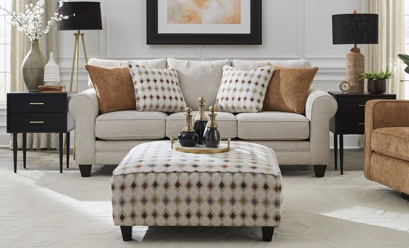 Wowza Sand Sofa &amp; Loveseat