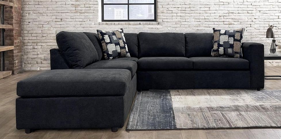 Posh Espresso Sectional