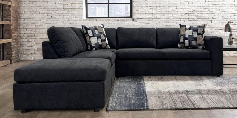 Posh Espresso Sectional