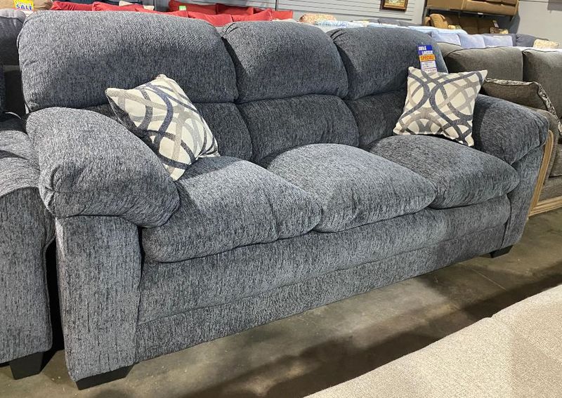 Carson Blue Sofa &amp; Loveseat