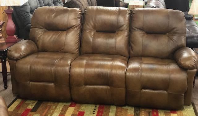 Zaynah Leather Saddle Reclining Collection