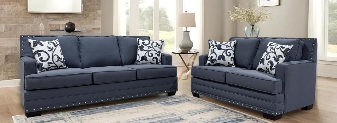 Layla Iron Sofa &amp; Loveseat