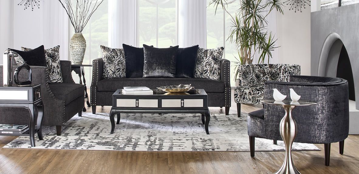 Simone Ash Sofa &amp; Loveseat