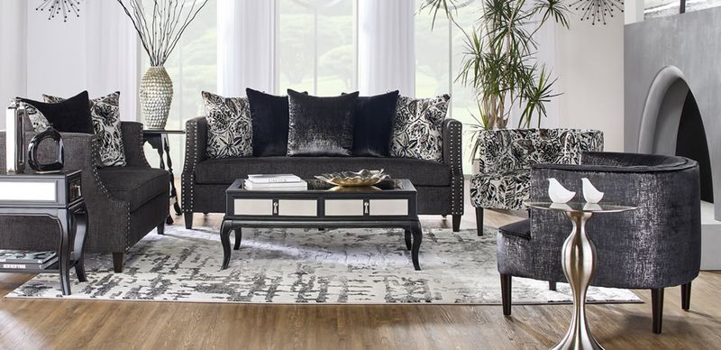 Simone Ash Sofa &amp; Loveseat