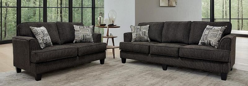 Gunslinger Bark Sofa &amp; Loveseat