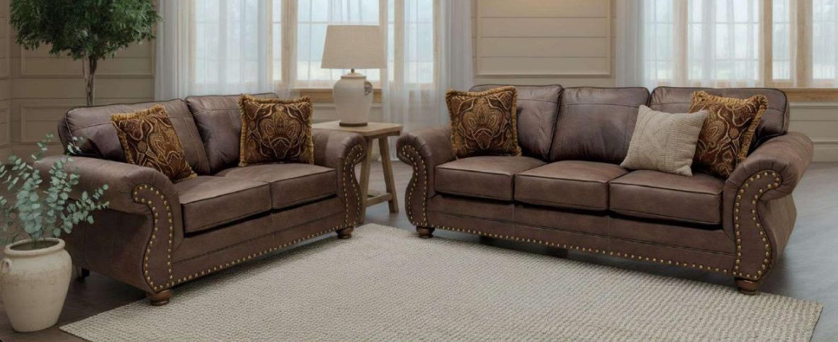 Whaler Bronze Sofa &amp; Loveseat