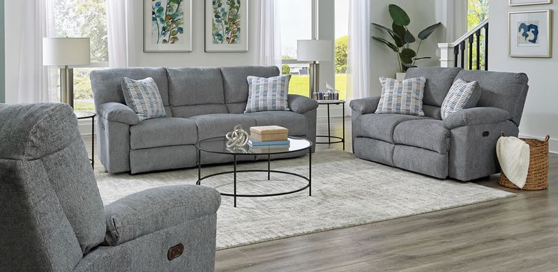 Stonewash Reclining Sofa Collection
