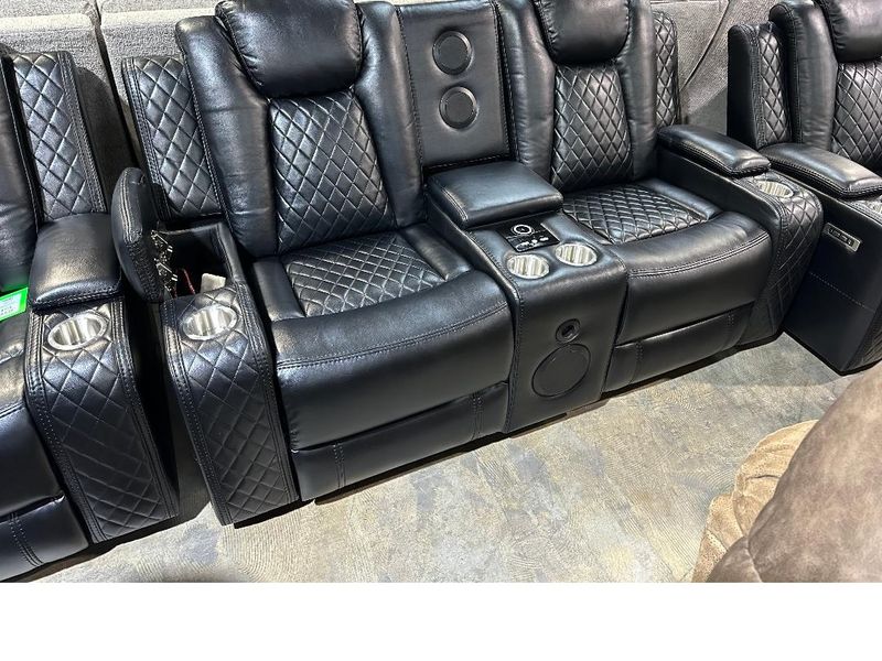 Magnus Leather Power Sofa Collection