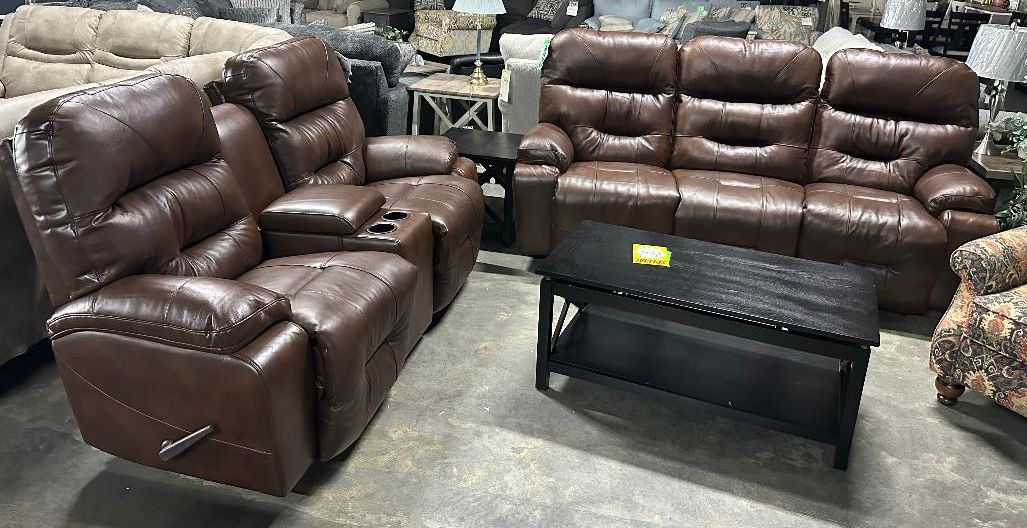Kona Leather Reclining Sofa Collection