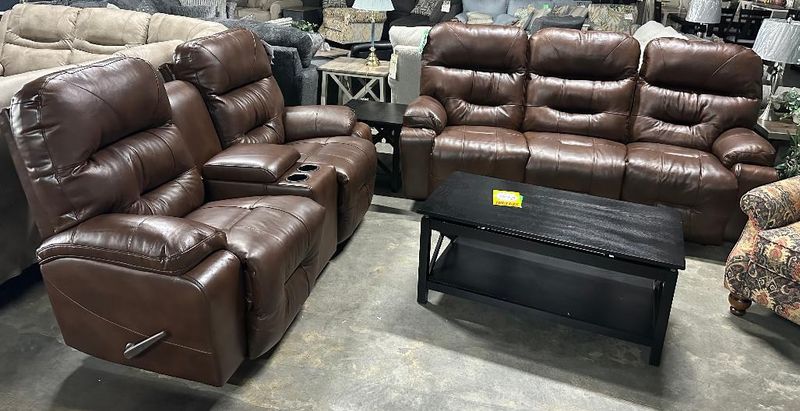 Kona Leather Reclining Sofa Collection