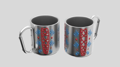 Finjan Pattern Cup - كوب طبعة الفنجان