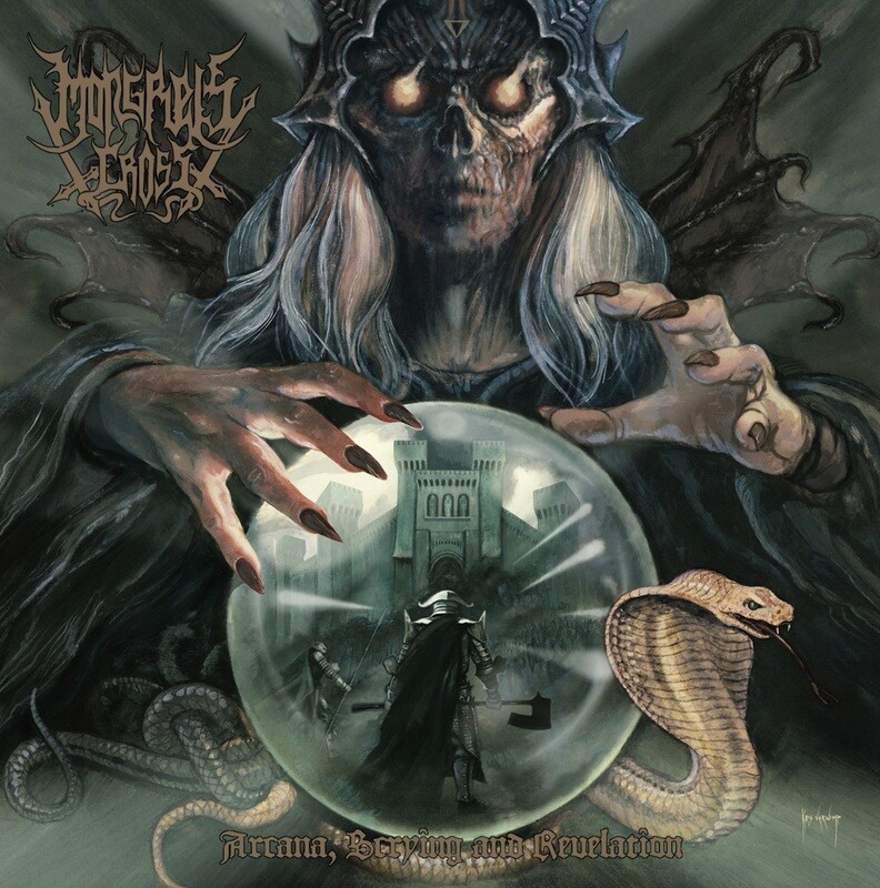 Mongrel&#39;s Cross - Arcana, Scrying and Revelation (Blue &amp; Green Swirl Vinyl) (2020)
