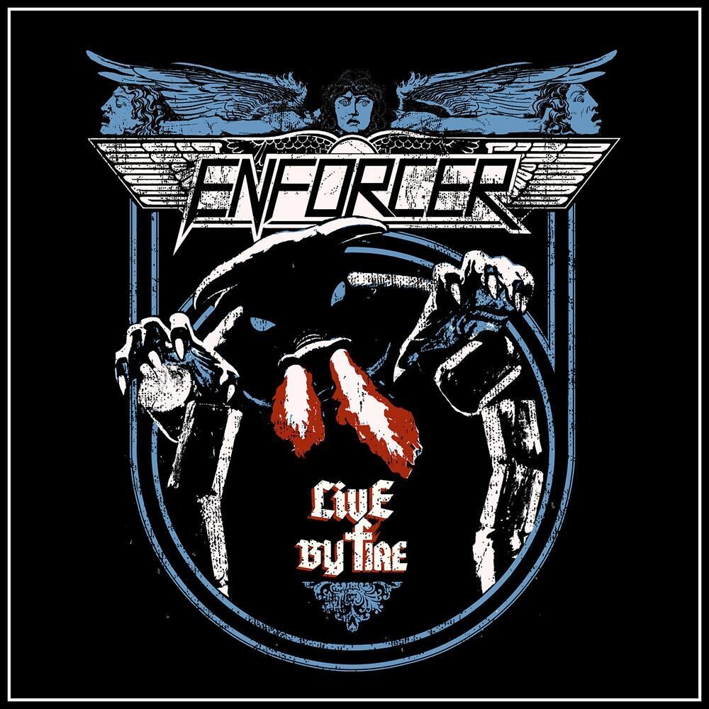 Enforcer - Live By Fire (White Red Black Splatter Vinyl) (2015)