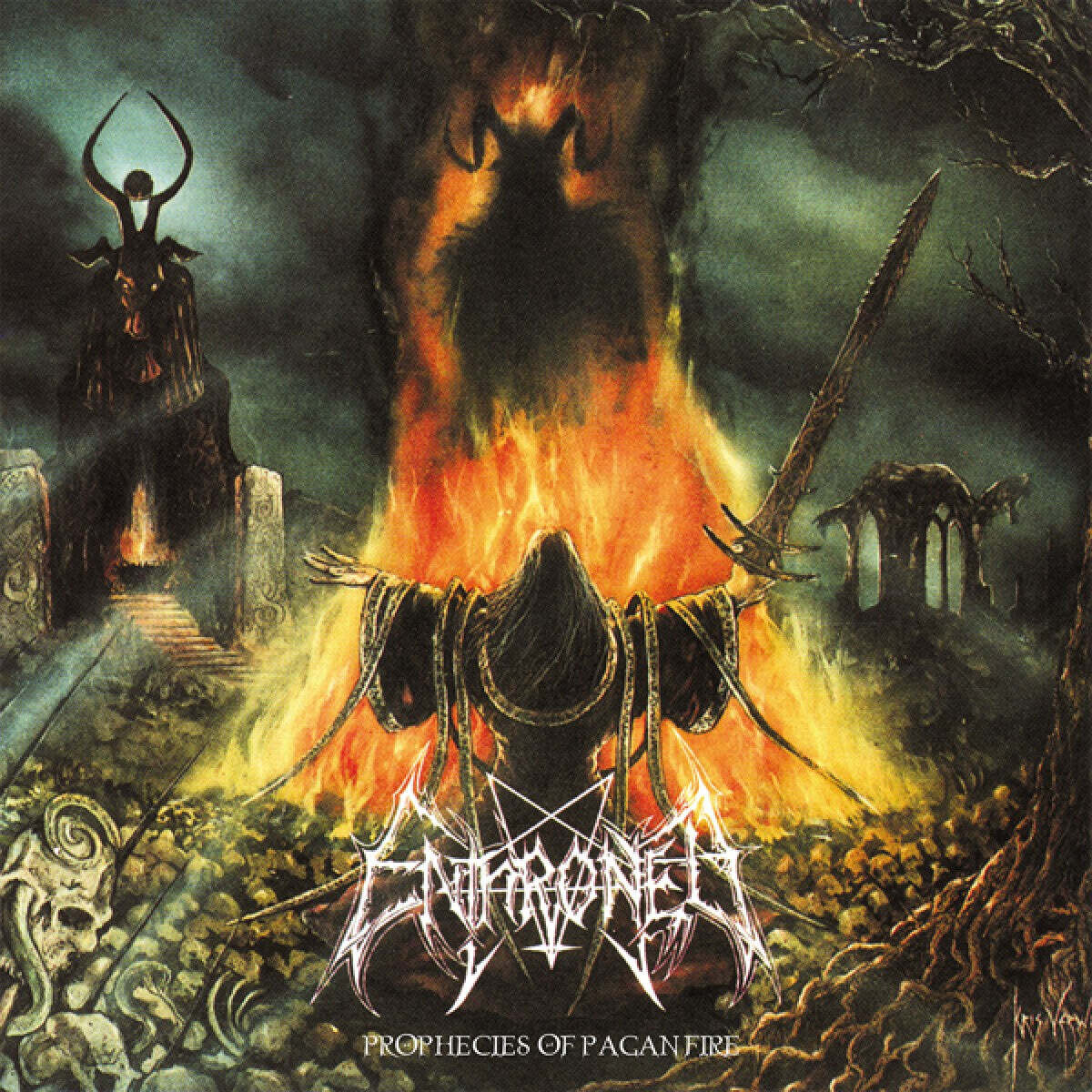 Enthroned - Prophecies Of Pagan Fire (Double Black Vinyl 11 Bonus Tracks) (1995)