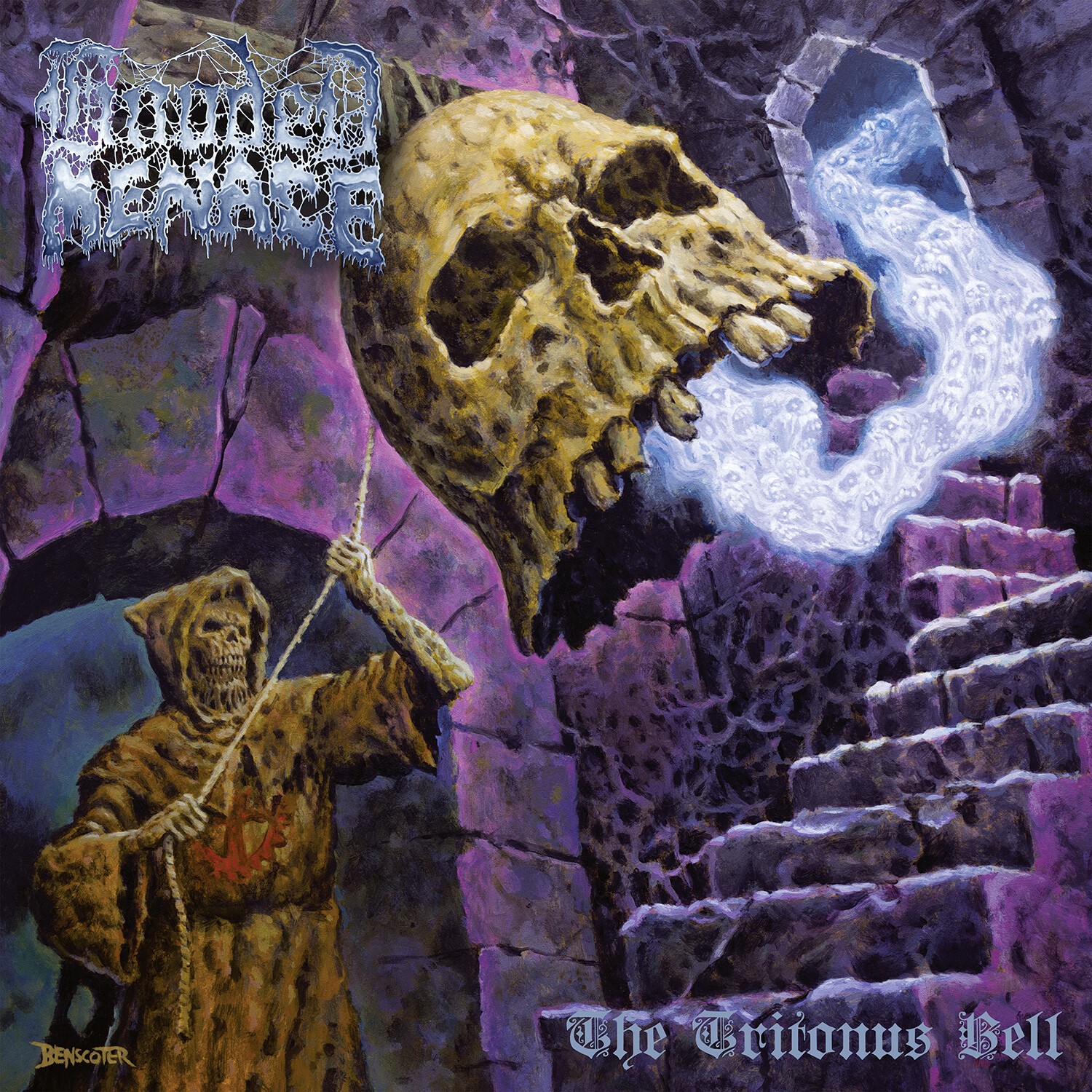 Hooded Menace - The Tritonus Bell (Crystal Clear &amp; Black Marbled Vinyl) (2021)