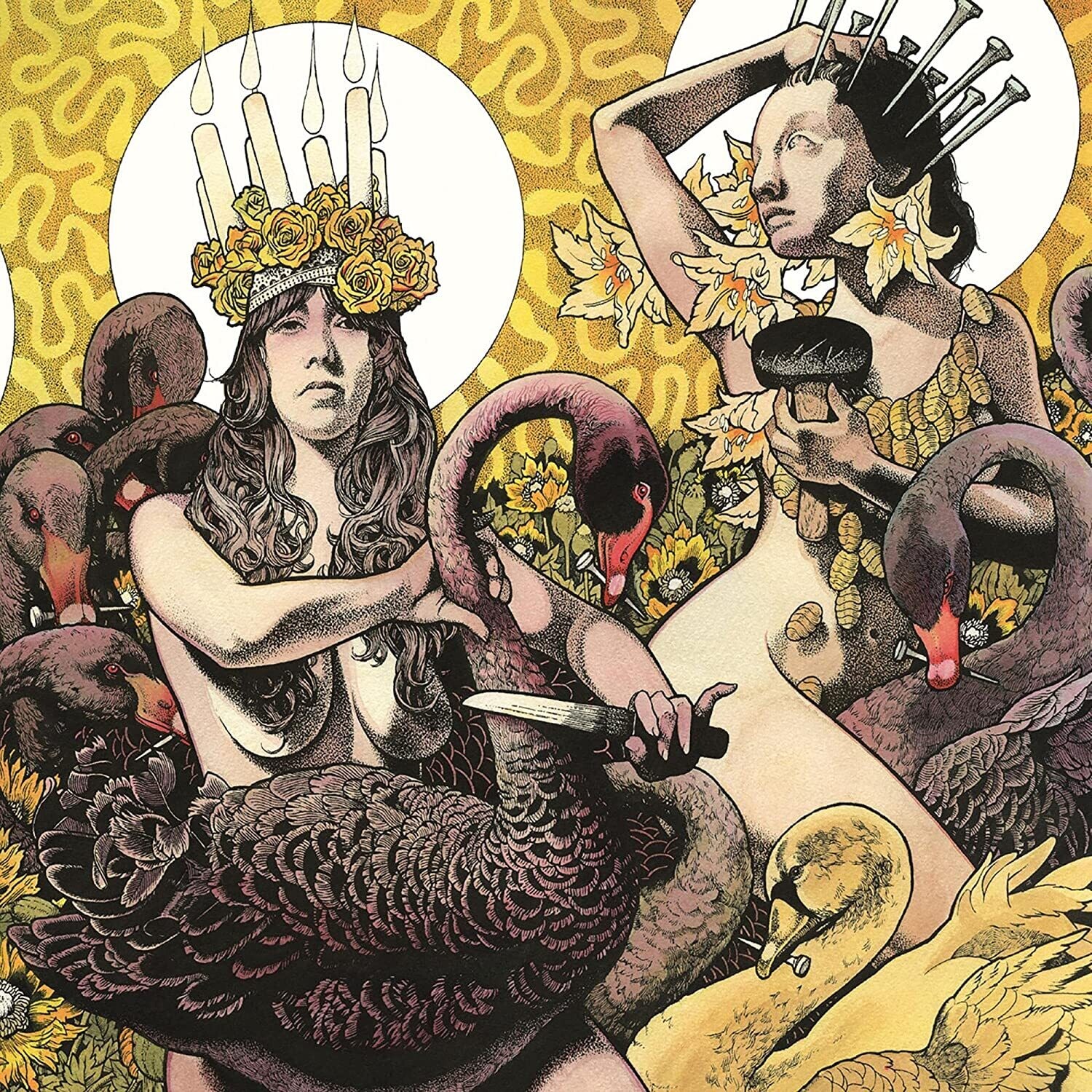 Baroness - Yellow &amp; Green (2LP Custom Galaxy Merge Vinyl) (2012)