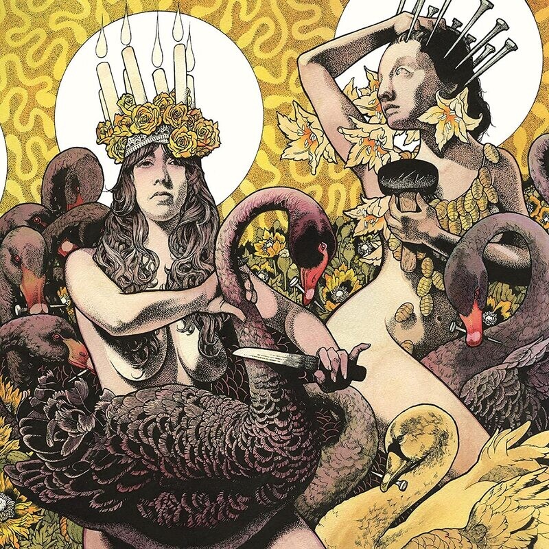 Baroness - Yellow &amp; Green (2LP Custom Galaxy Merge Vinyl) (2012)