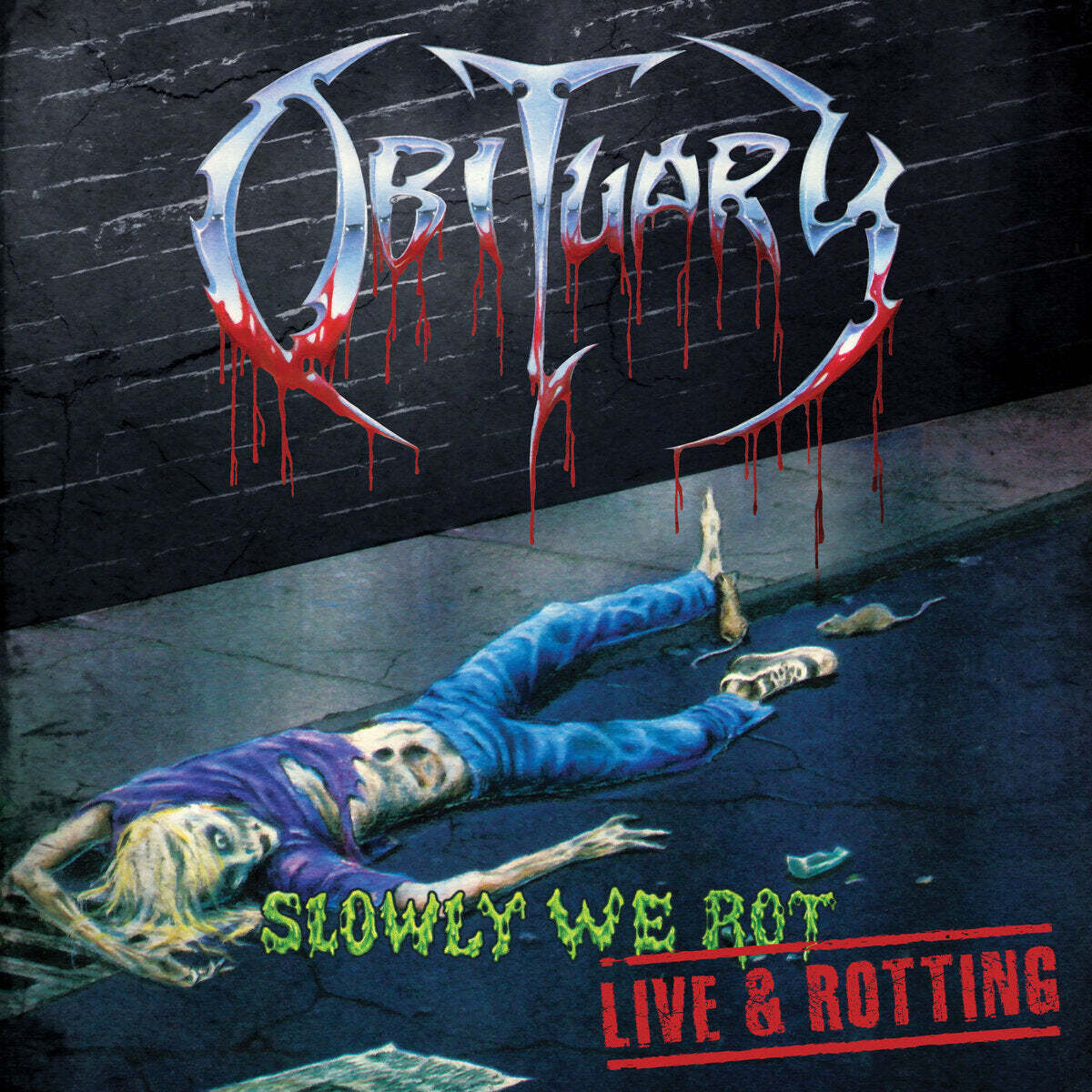Obituary - Slowly We Rot - Live And Rotting (Slime Green Vinyl) (2022)